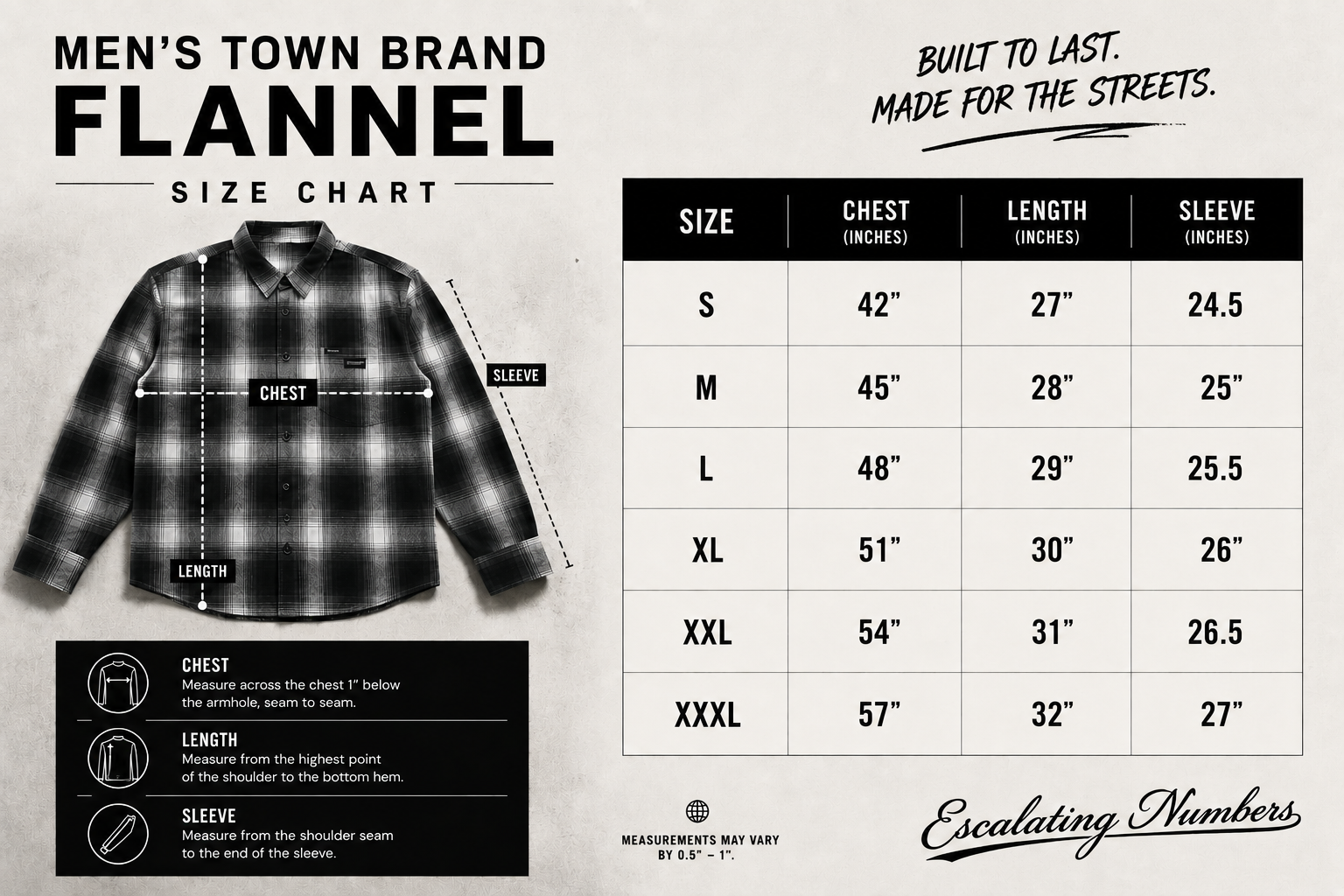 Men's Town Long Sleeve Flannel