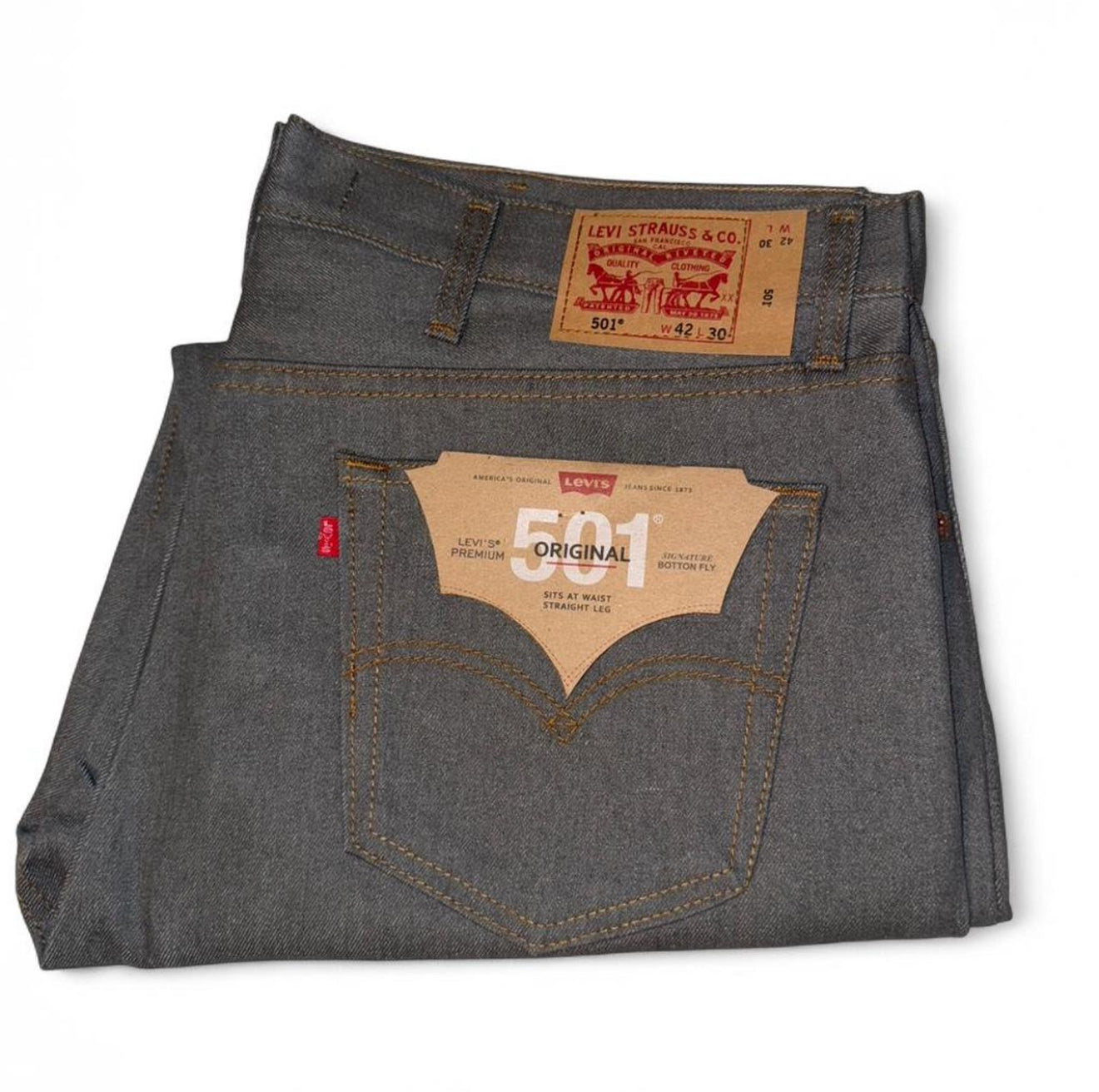 Levi’s 501’s Gray Original Fit