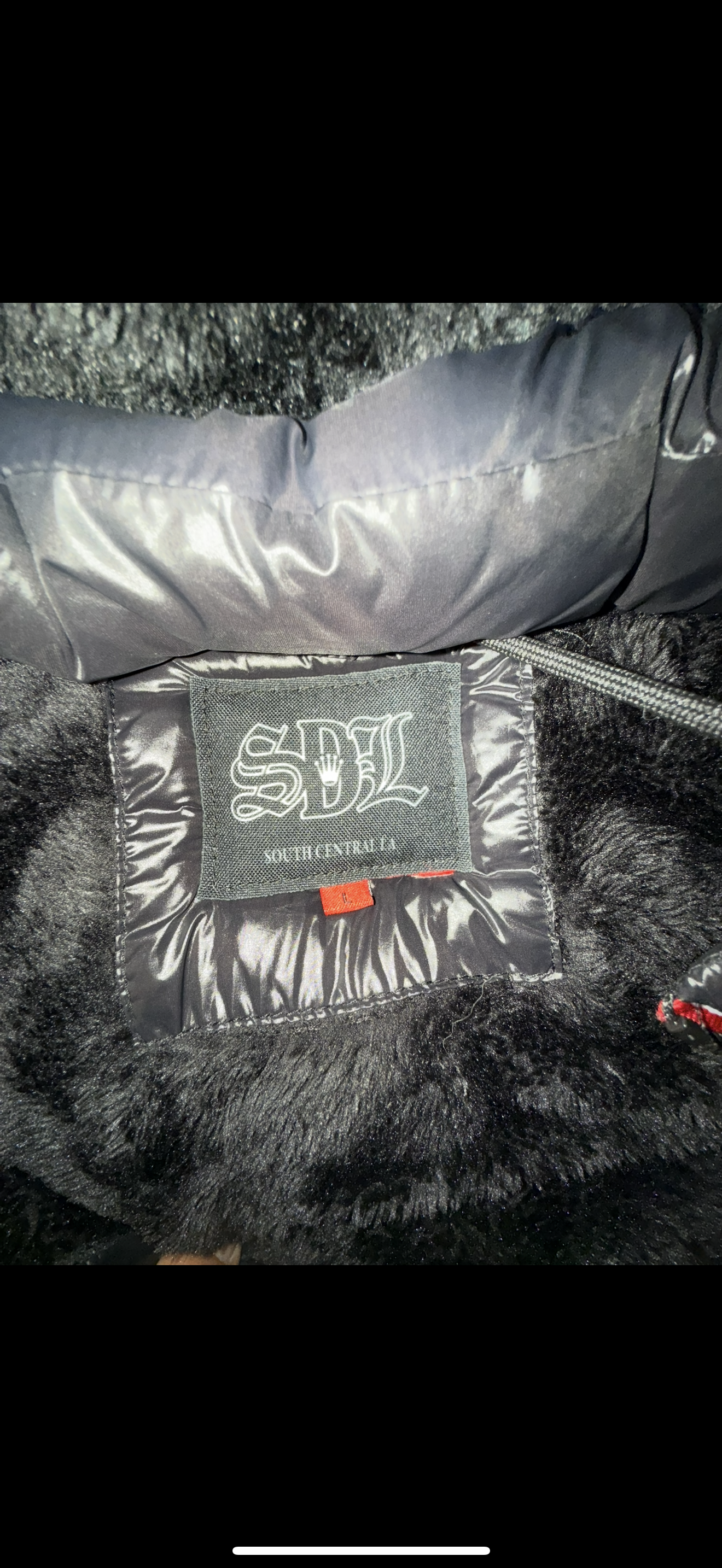 SDL Black Puffer Jacket